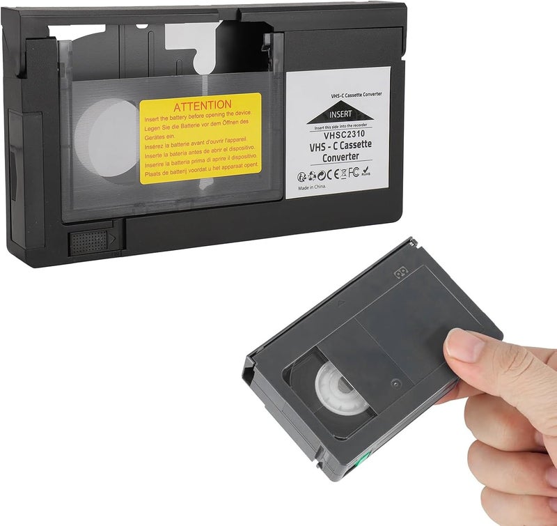 Ashata VHS C to VHS Tapes Cassette Adapter Camcorders for S VHS C and S VHS Playback Recording Video Cassette Adaptor Converter, Including 1.2mm Standard Tapes - Image 5